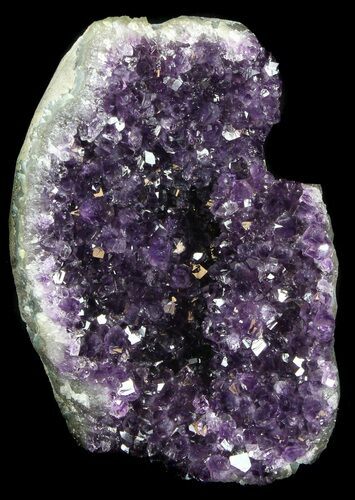 Dark Purple Amethyst Cut Base Cluster - Uruguay #36497